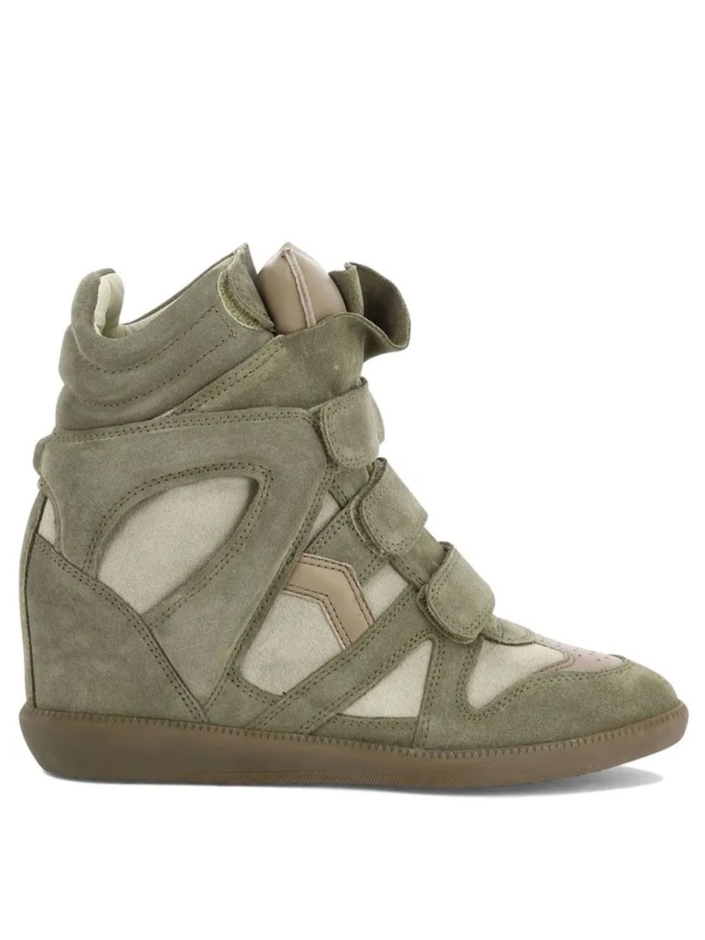 Isabel Marant Bekett High-Top Sneakers in Green